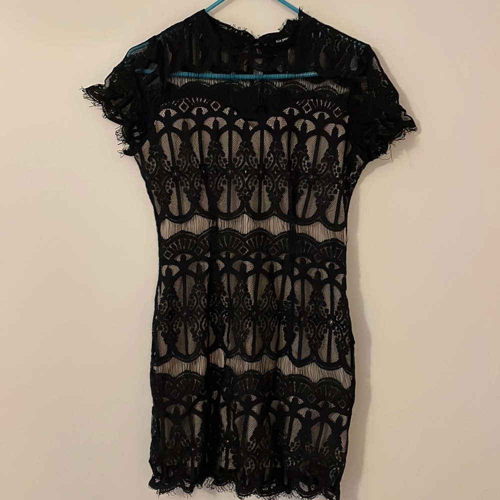 Lace little black dress